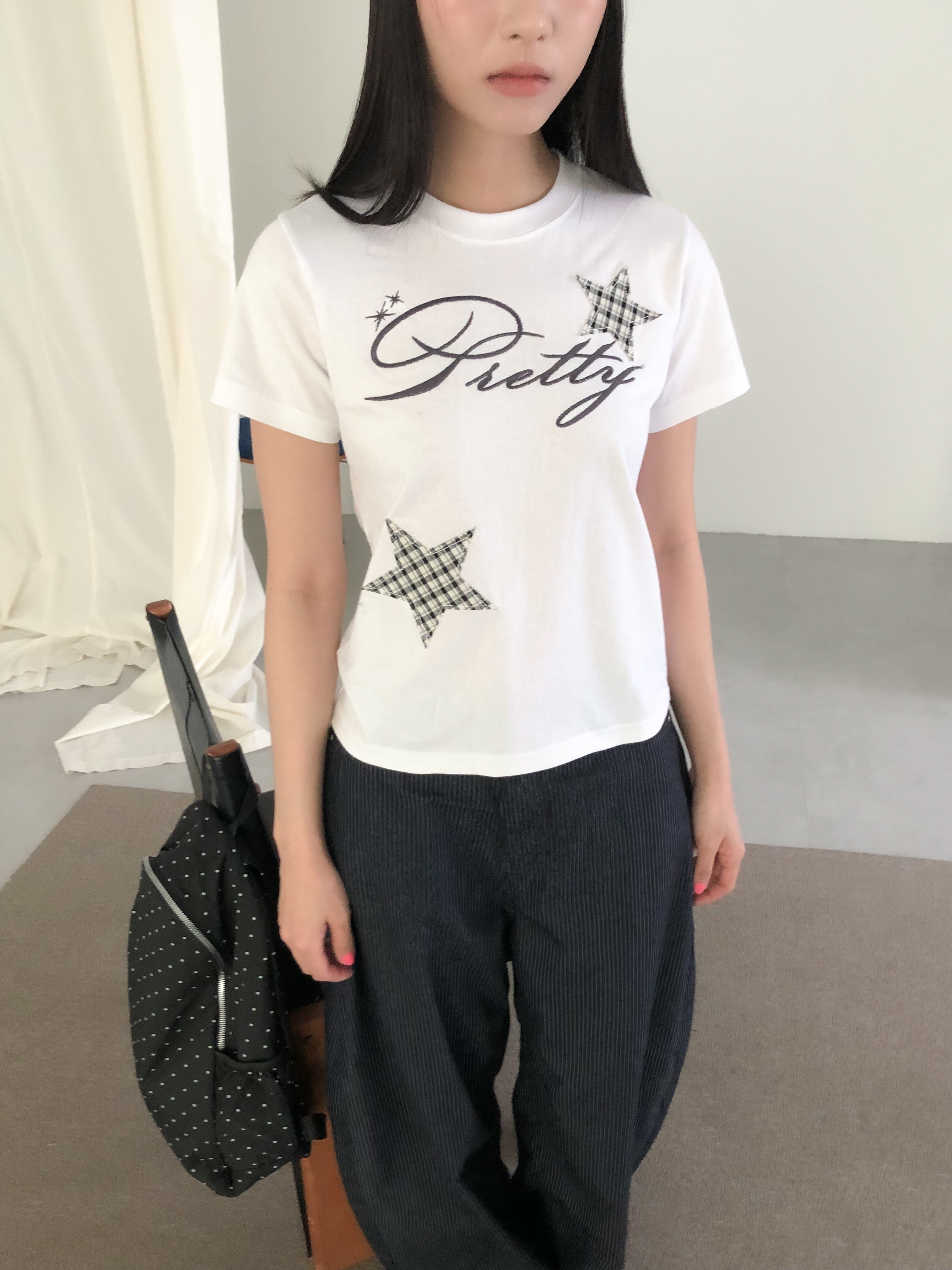 【discount】pretty short sleeve t-shirt #上衣
