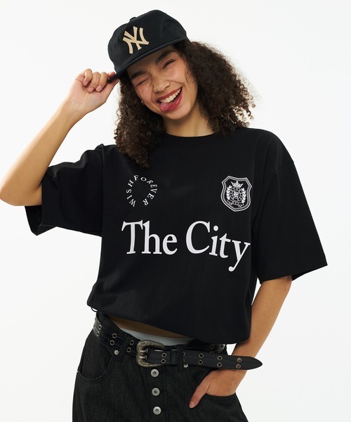 （現貨）日牌 WISH FOR EVER THE CITY 圖案 短T WFE03