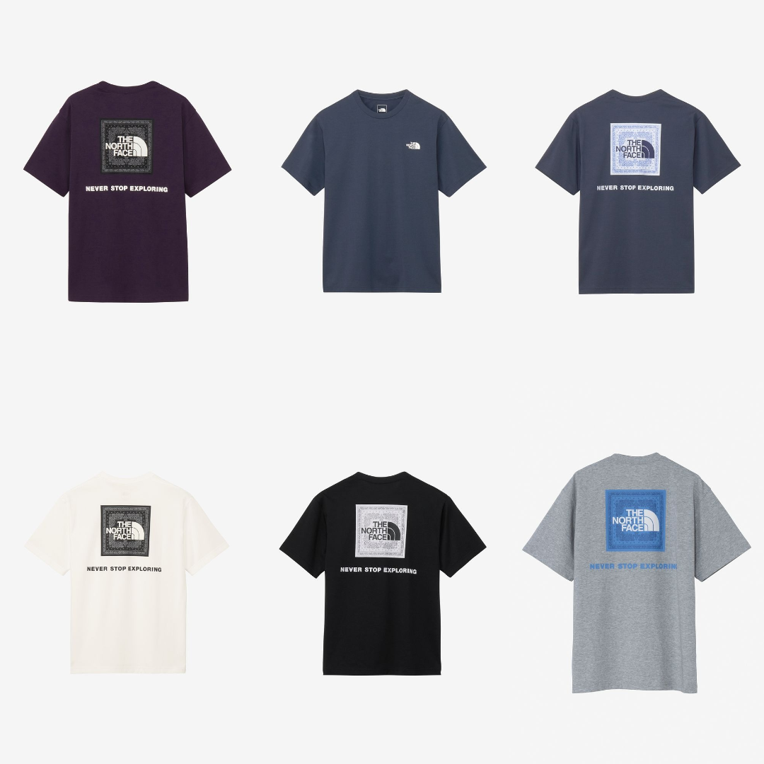限時折扣預購┃日本 THE NORTH FACE BANDANA SQUARE LOGO TEE 變形蟲方形 短T