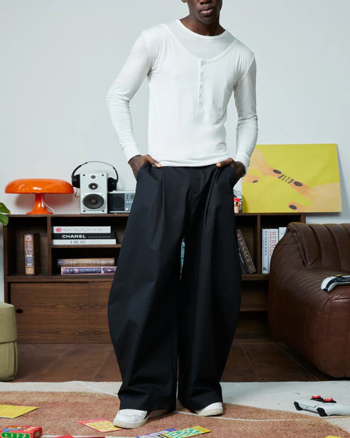 （現貨）越南品牌 Push push 官方授權經銷 PP KHAKI PANTS 寬褲 Push09