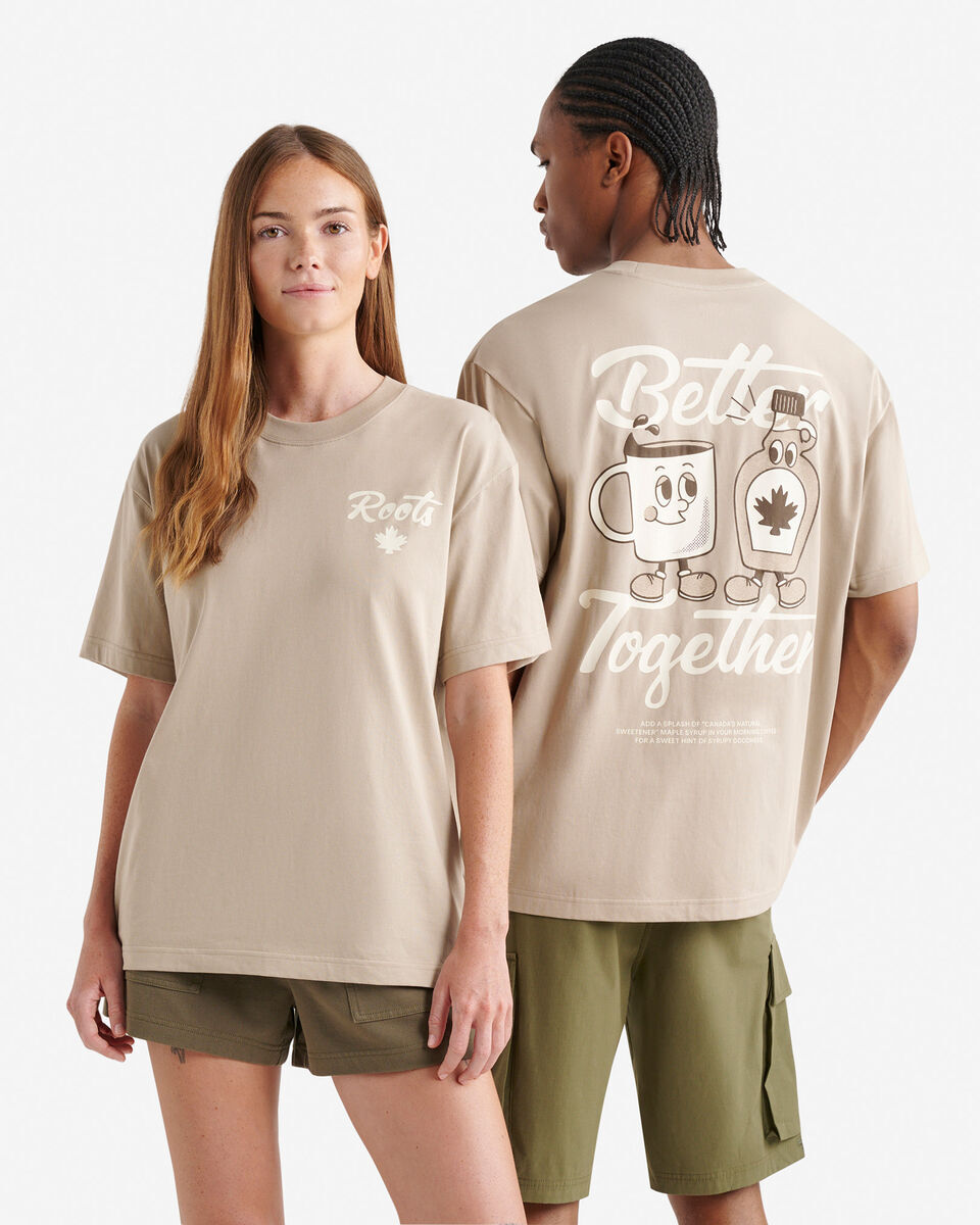 ROOTS 大人 加拿大款 食物系列 短TEE (3色) (Unisex男女共款)
