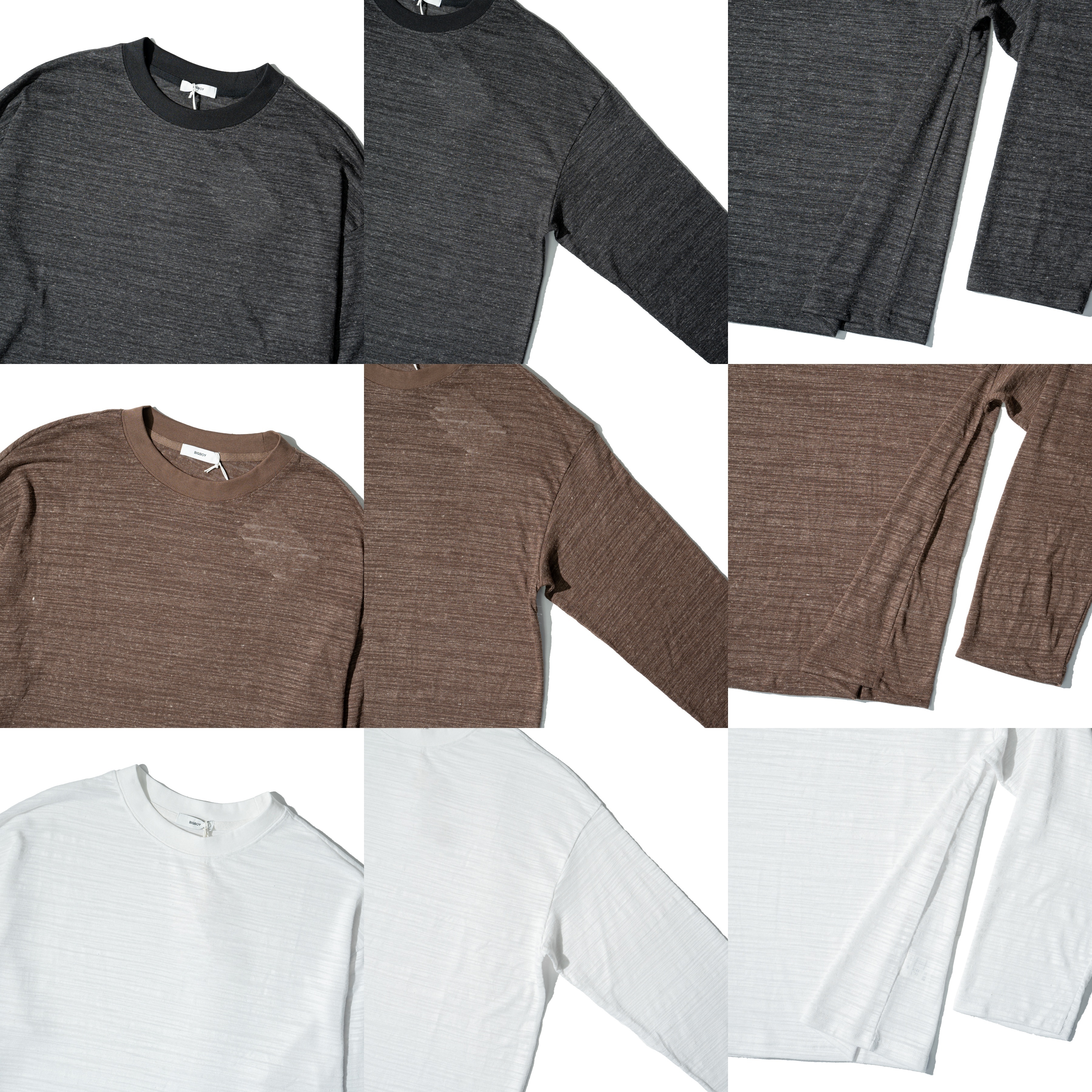 Slub Cotton LS Tee 竹節棉 長袖Tee [B-2610]