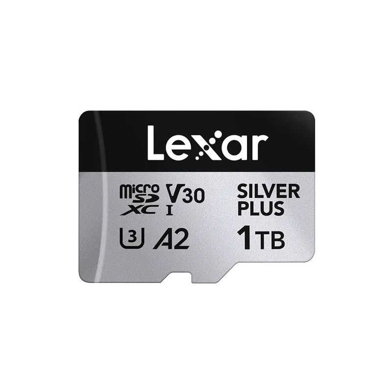 Lexar 128GB/256GB/512GB/1TB Professional Silver Plus MICRO SDXC UHS-I 記憶卡 香港行貨