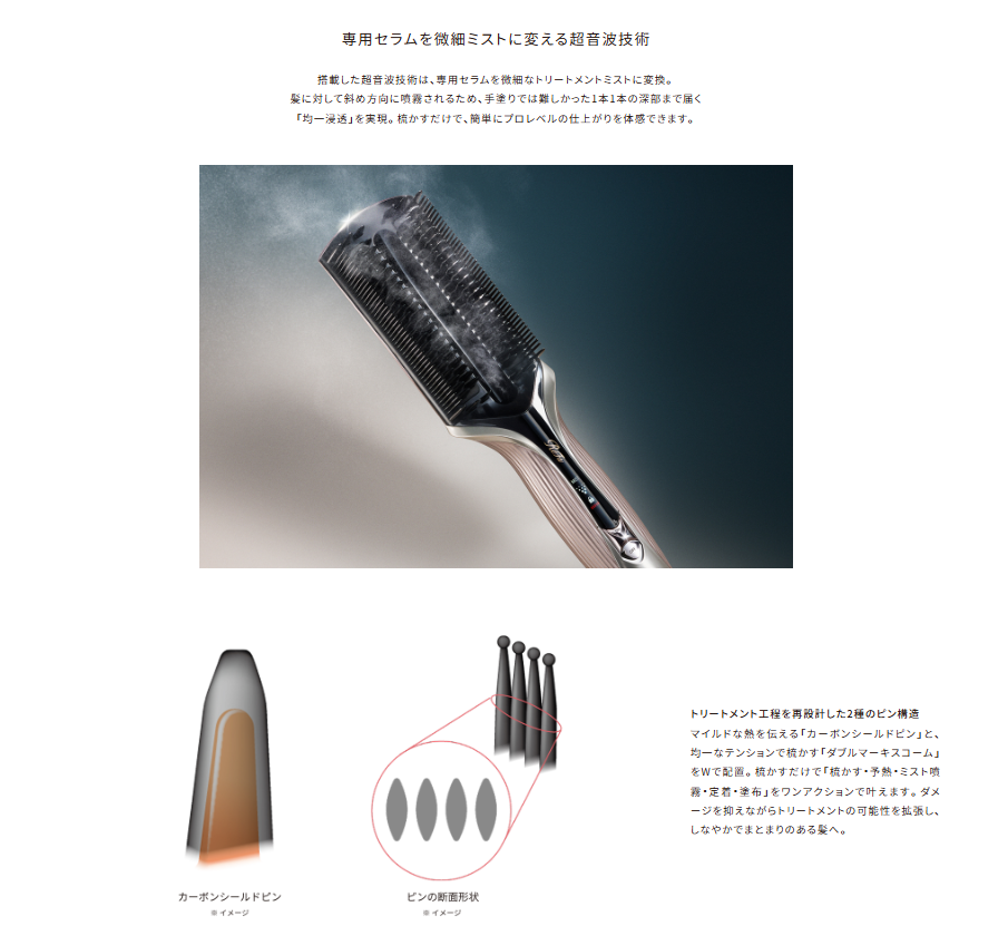 ReFa - TREATMENT IRON美髮修護直髮夾+護髮精華液150ml