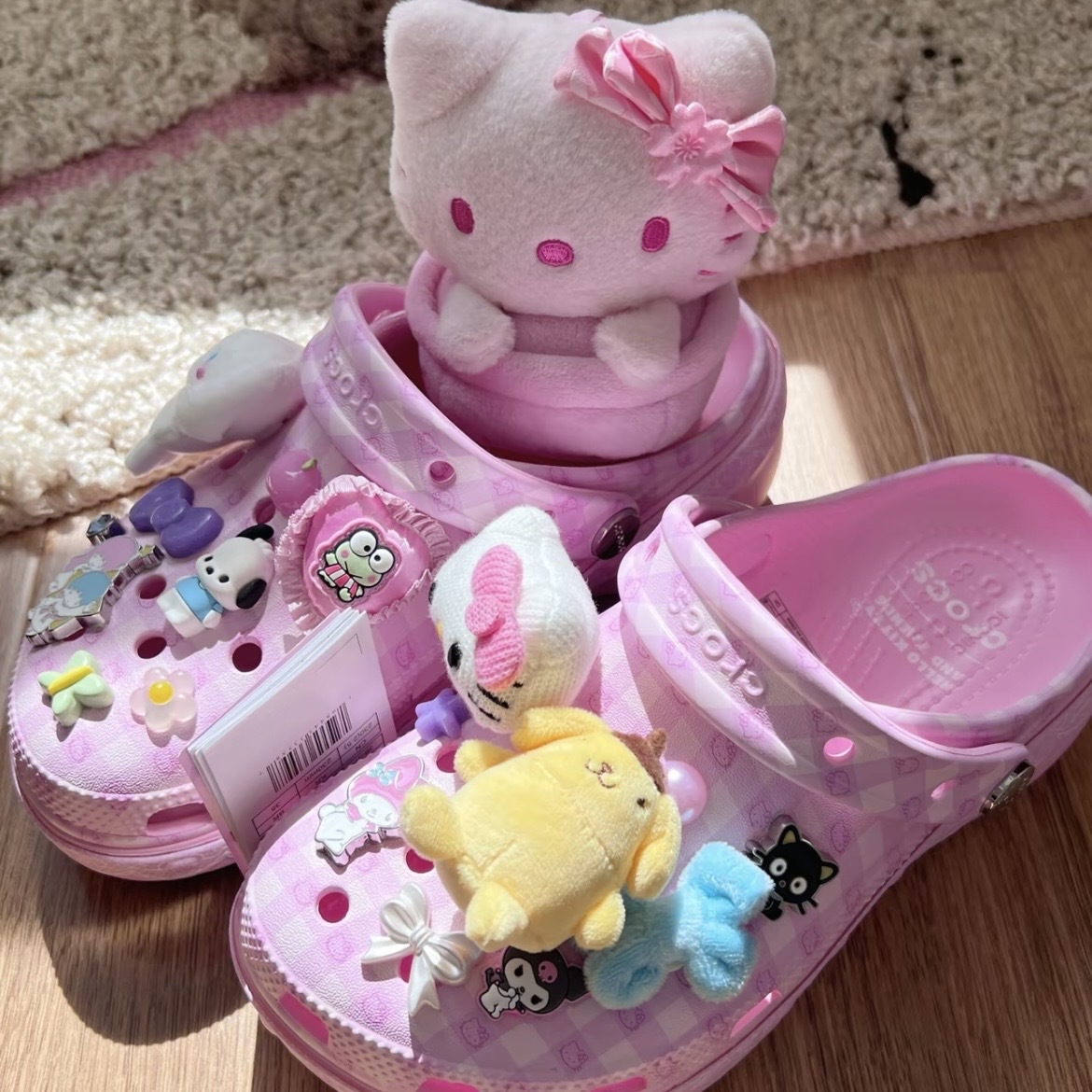 CROCS X Hello Kitty® & Friends 聯名款 經典厚底 克駱格 夢幻可愛 三麗鷗 212683-90H