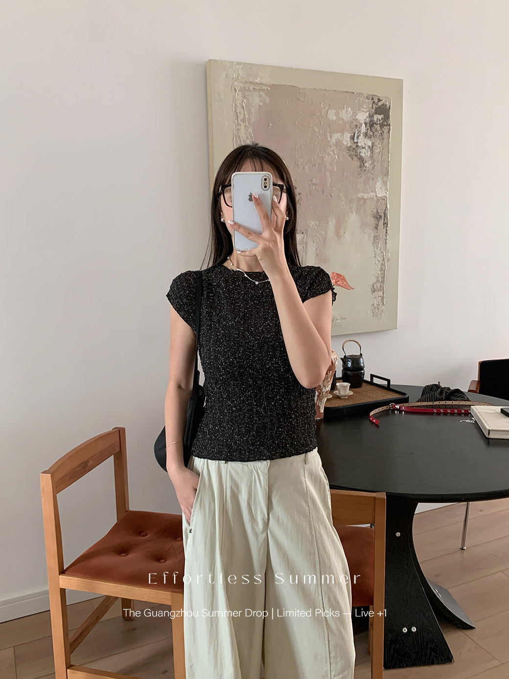 (A12)奶酥高級織感上衣-3色