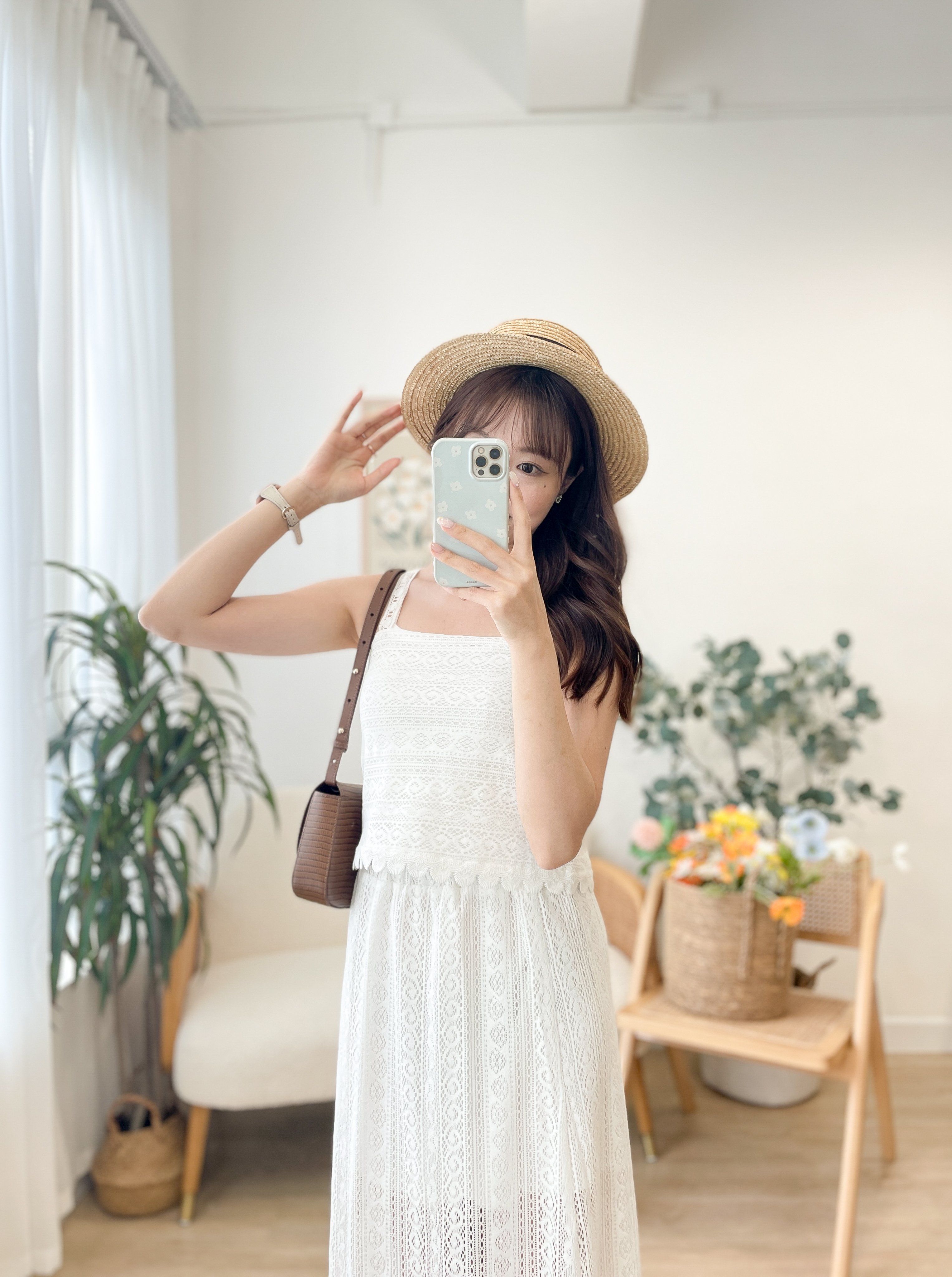 T1537 Picnic Lace Cami Top