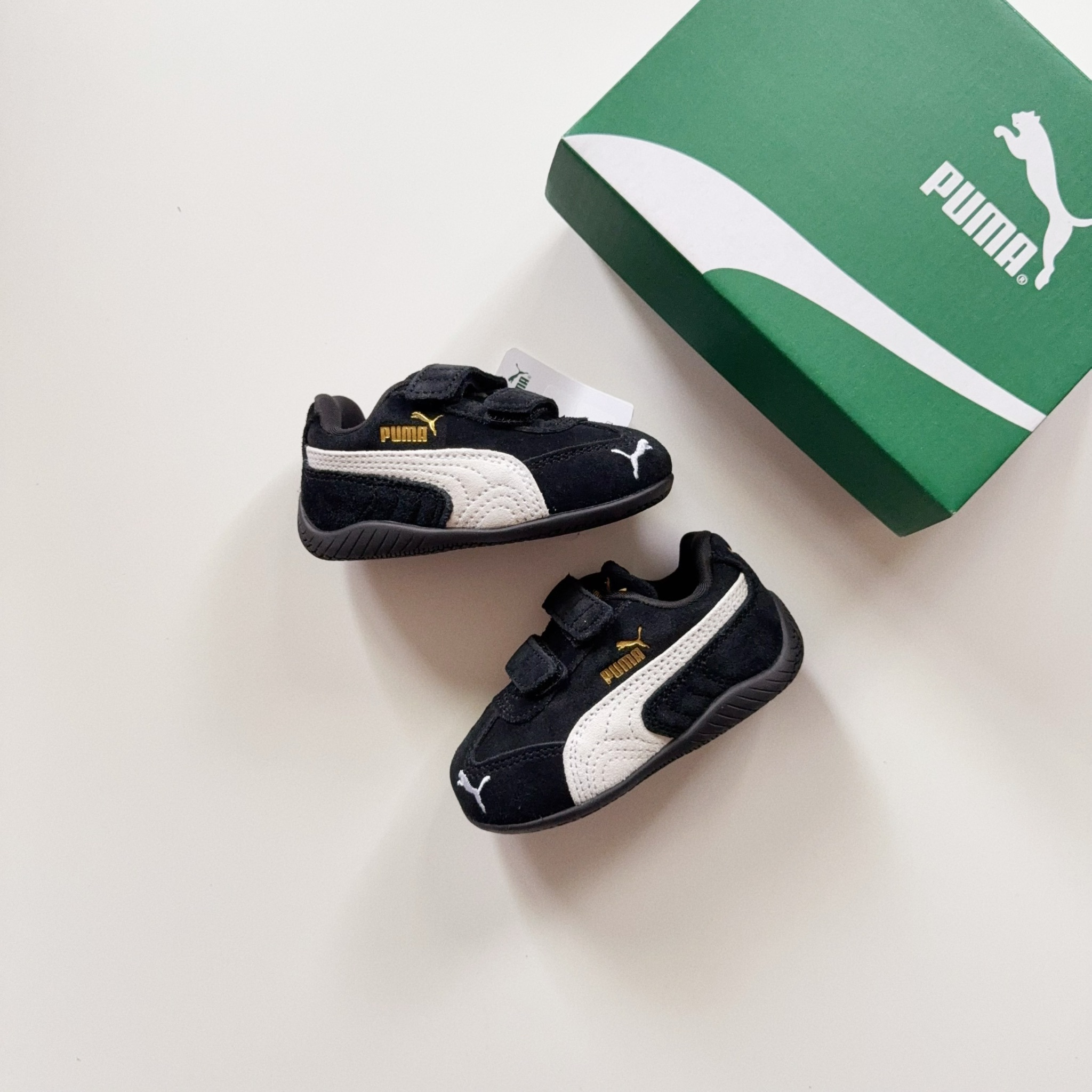PUMA Speedcat OG V 國外限定 黑色 黑白 魔鬼氈 復古 小童 中童 童鞋 40596101