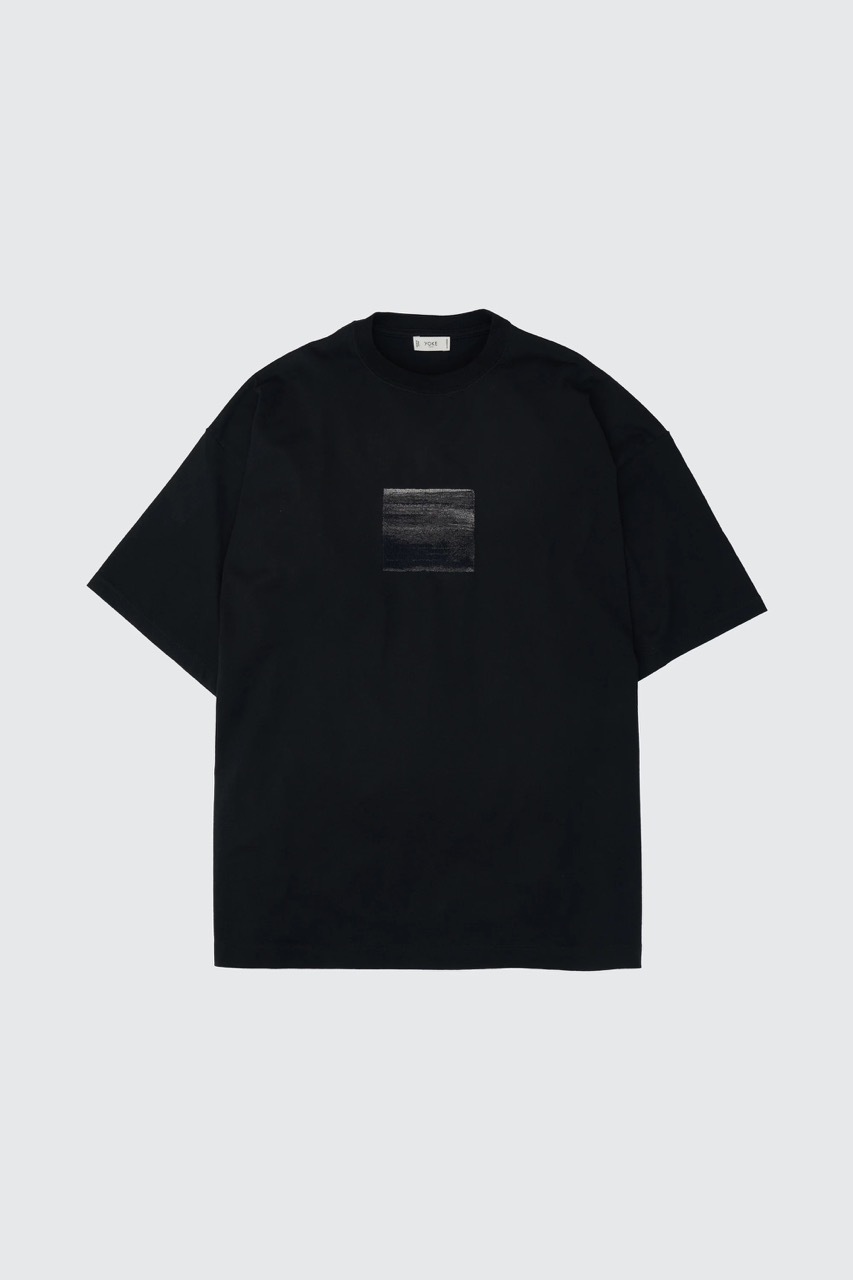 YOKE ABSTRACT EMBROITED T-SHIRT