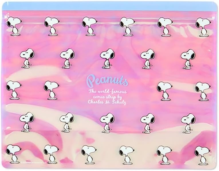 日版Sanrio/ Snoopy 幻彩拉鍊袋 5入裝