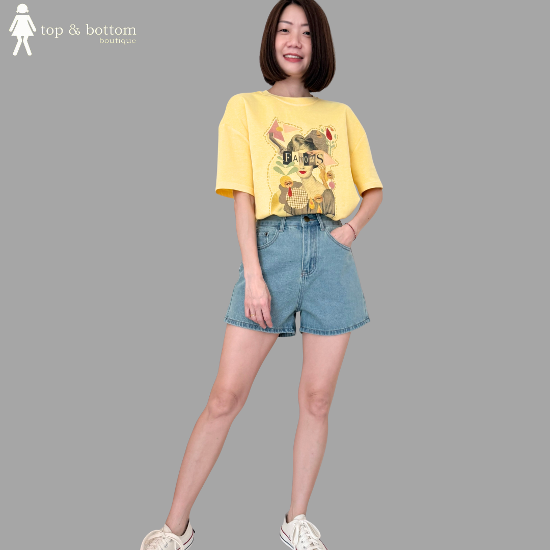 SHORT SLEEVE GIRL PRINTED TEE