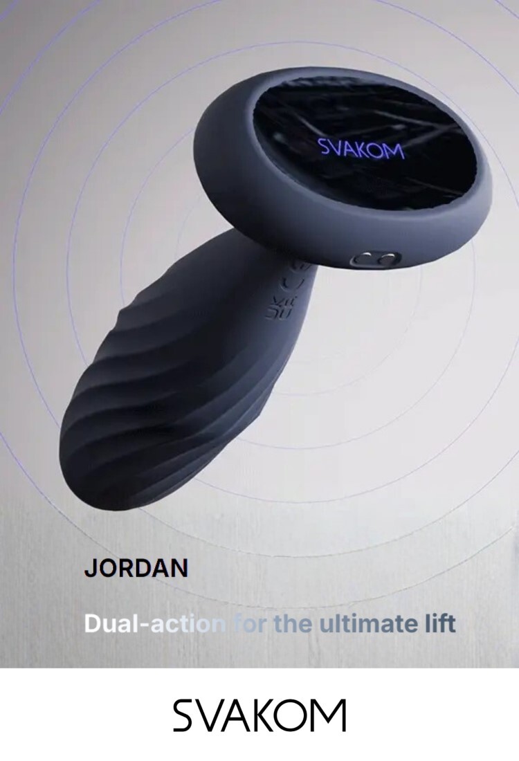 SVAKOM JORDAN 手機遙控 渦輪推進伸縮肛塞 電動肛塞