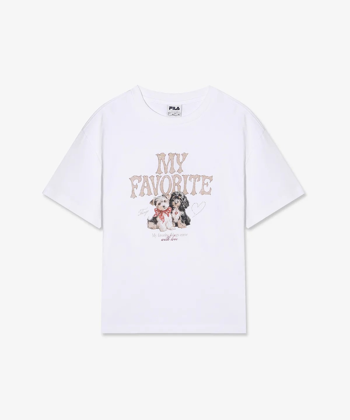 FILA My T-Shirt Women Oversized Fit OFF WHITE