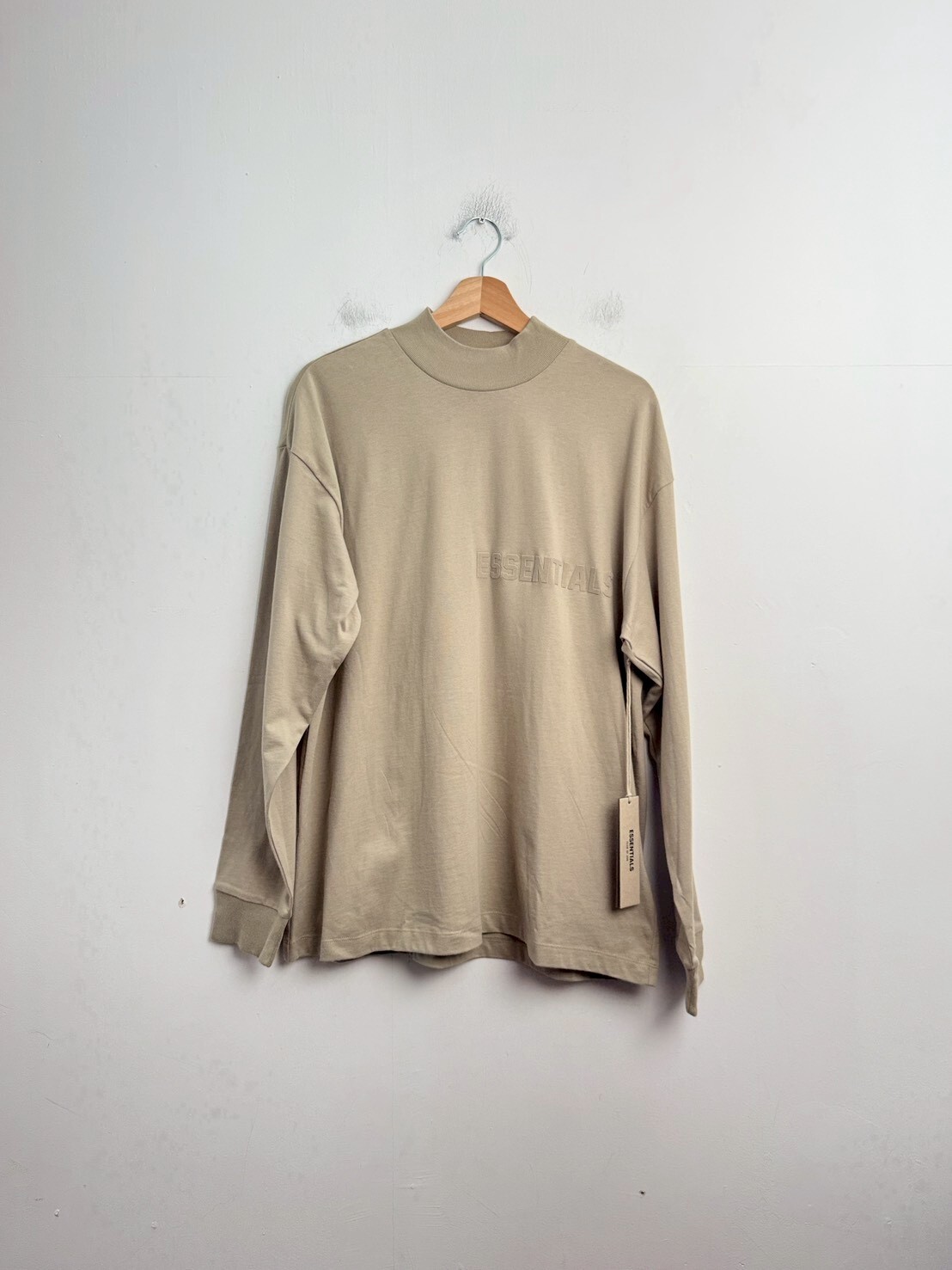 FEAR OF GOD ESSENTIALS Long Sleeve T-shirt Seal SIZE XS