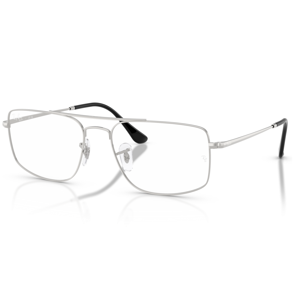 【RayBan】RB6579 2501-58mm 光學眼鏡(銀色)