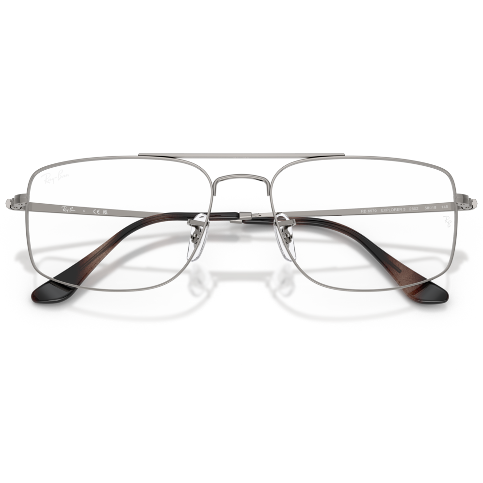 【RayBan】RB6579 2502-58mm 光學眼鏡(槍管灰色)