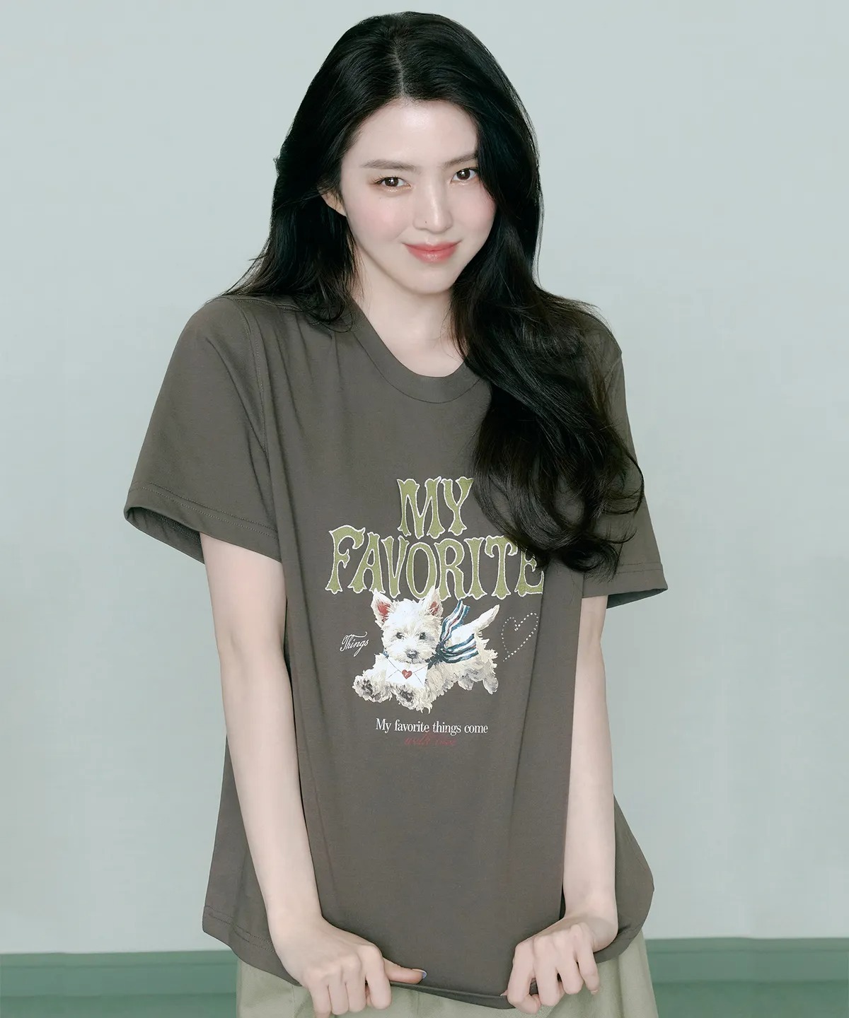 FILA My T-Shirt Women Oversized Fit BROWN
