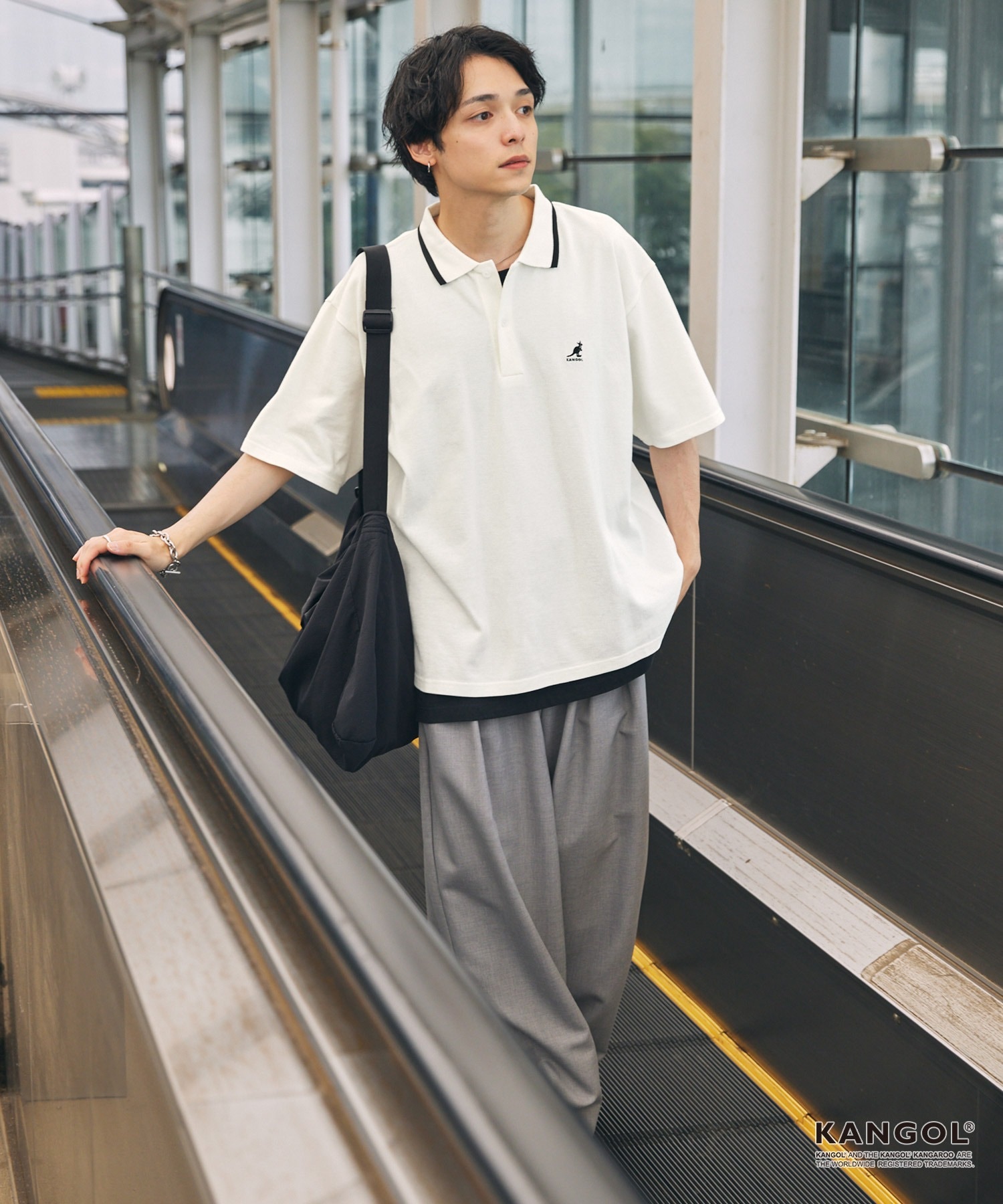 #預購 KANGOL POLO衫 刺繡 小LOGO 短踢 7色