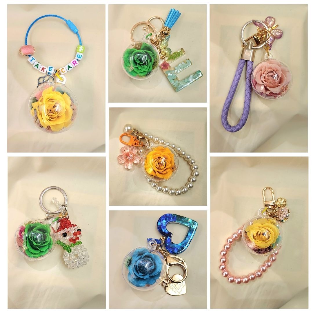 4 cm 波波匙扣 - 玫瑰