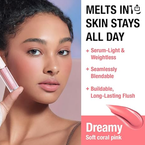 RN260503-H53 DEAR DAHLIA PETAL DROP LIQUID BLUSH - DREAMY花瓣液體腮紅 (水光款)DREAMY   夢幻櫻粉4g EXP 27.05月 或以後"