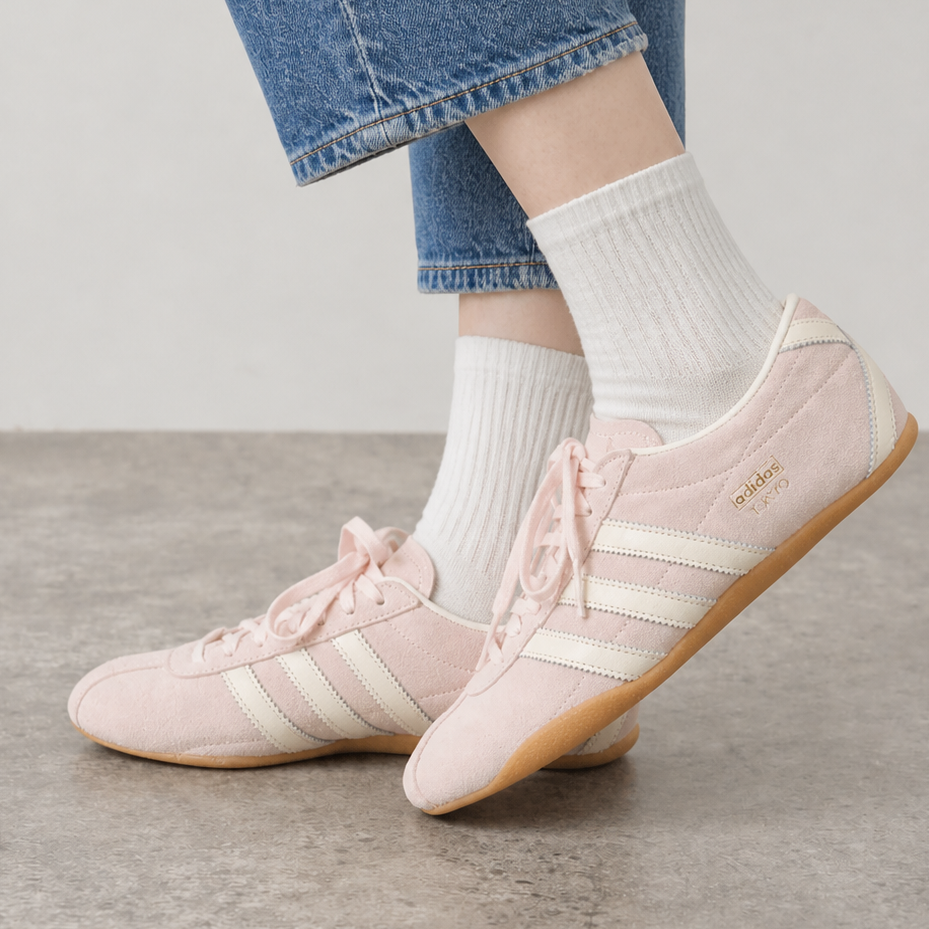 adidas TOKYO W  粉色薄底鞋