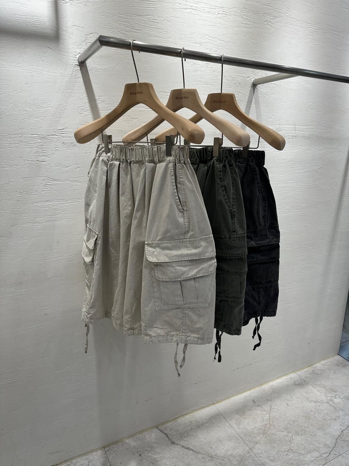 淨色工裝短褲 Weather-021P