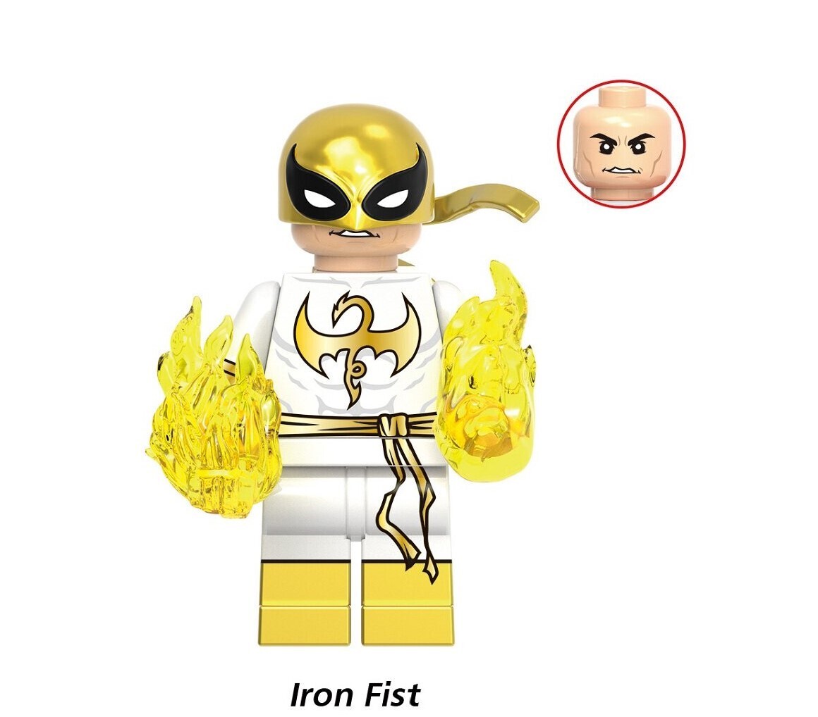 Daredevil Iron Fist DC Custom Minifigures Minifigs Fit Lego G0197 GH0758