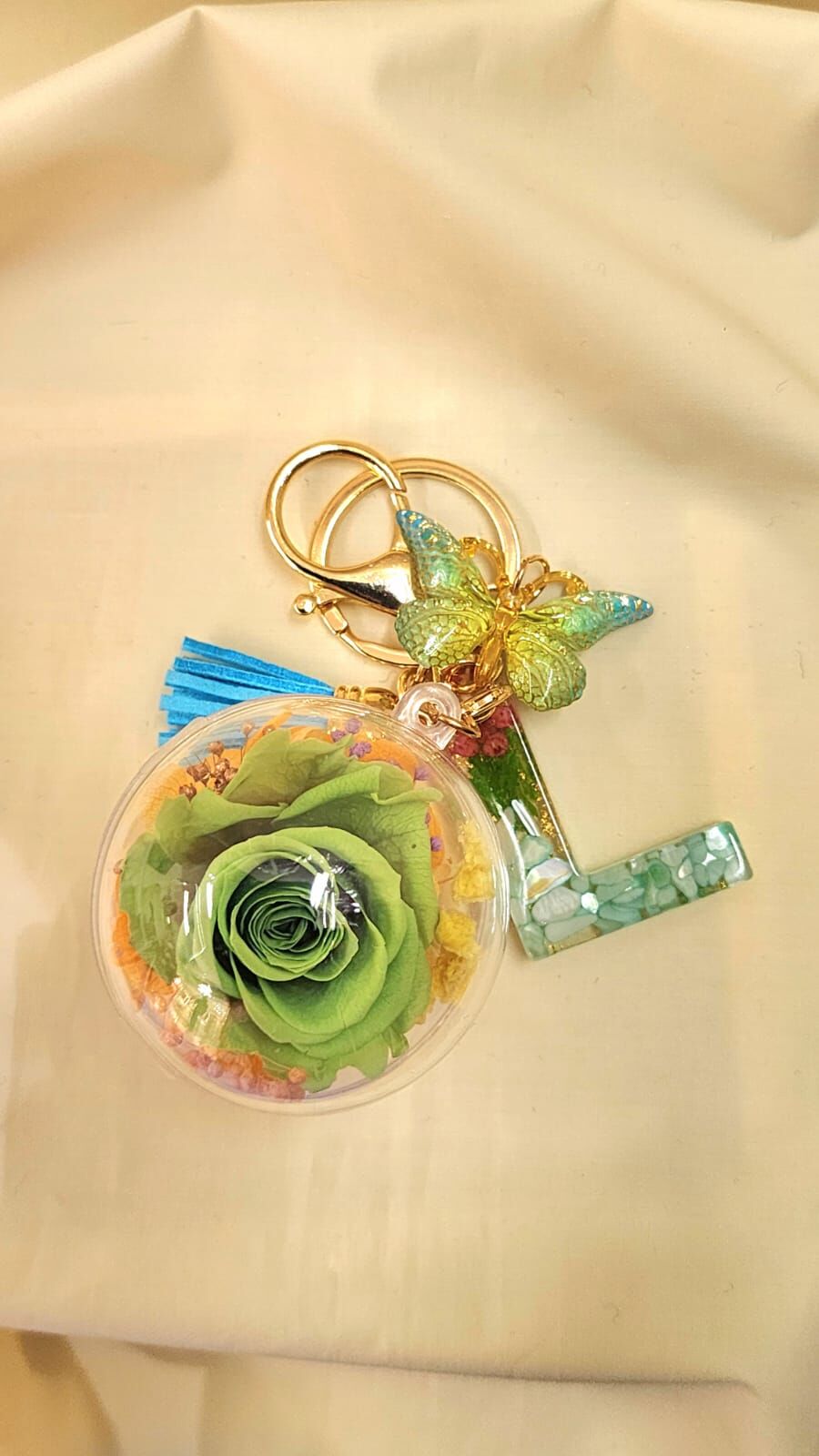 5 cm 波波匙扣 - 玫瑰