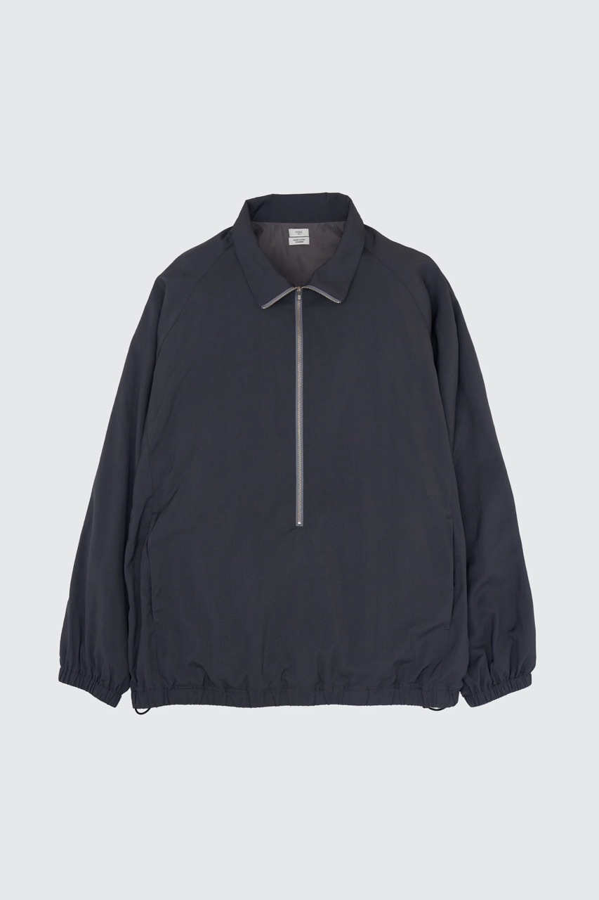 YOKE SILK NYLON 3/4 ZIP PULLOVER (2COL)