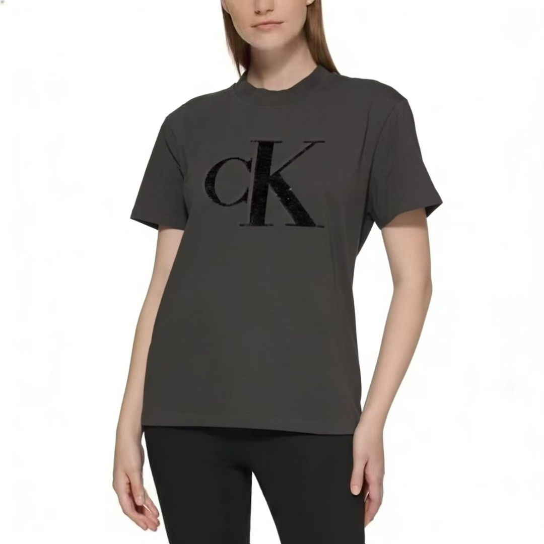 Calvin Klein 閃片Logo Tee 女款