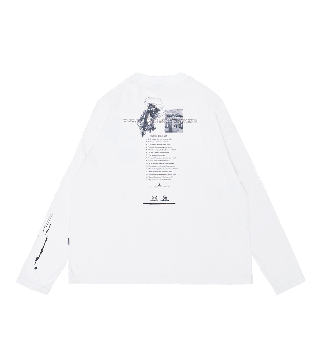 [nozzle quiz] Knitting Dream L/S Tee 滿版長袖上衣