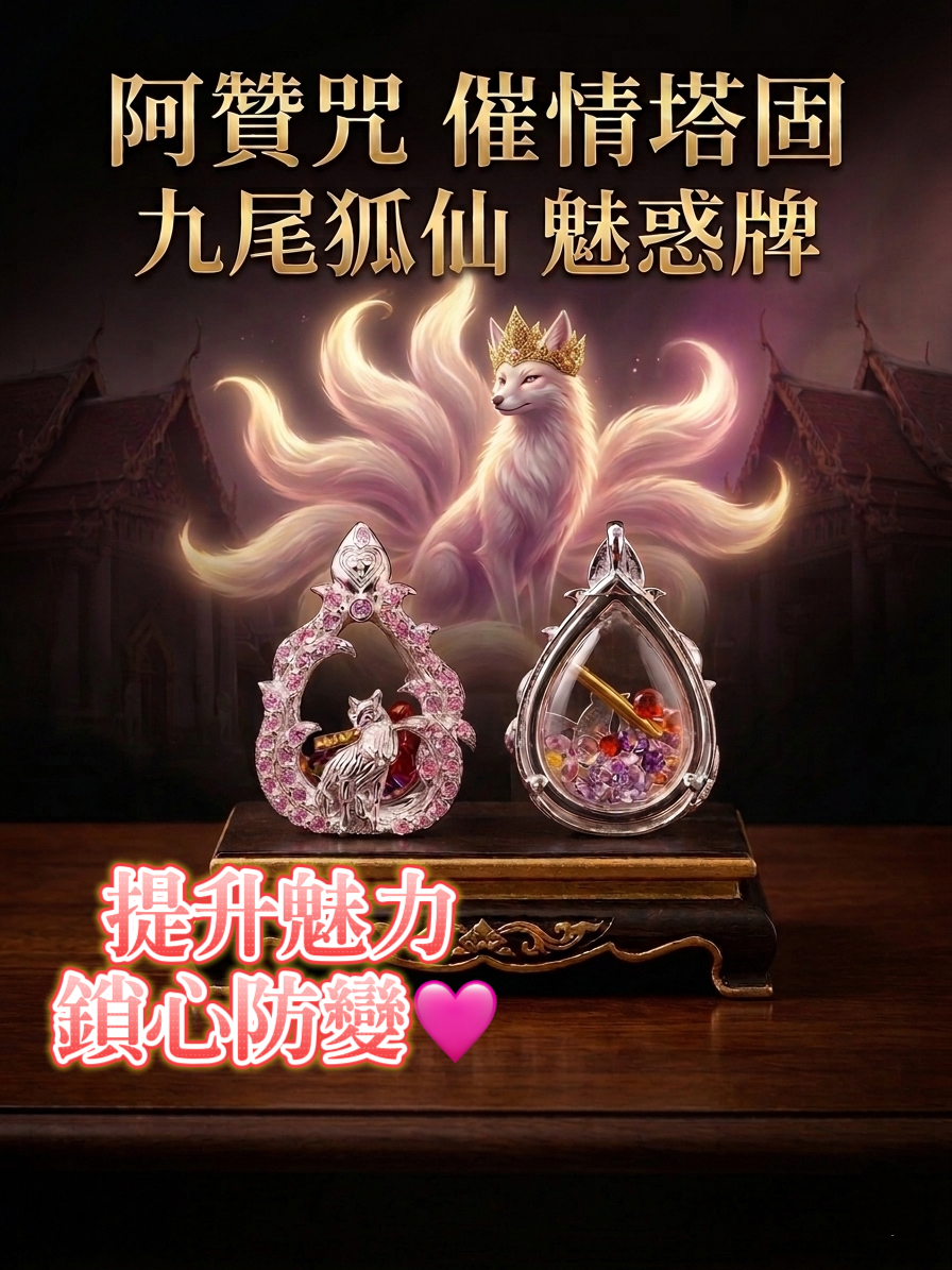 阿贊咒 （催情塔固）九尾狐仙魅惑牌