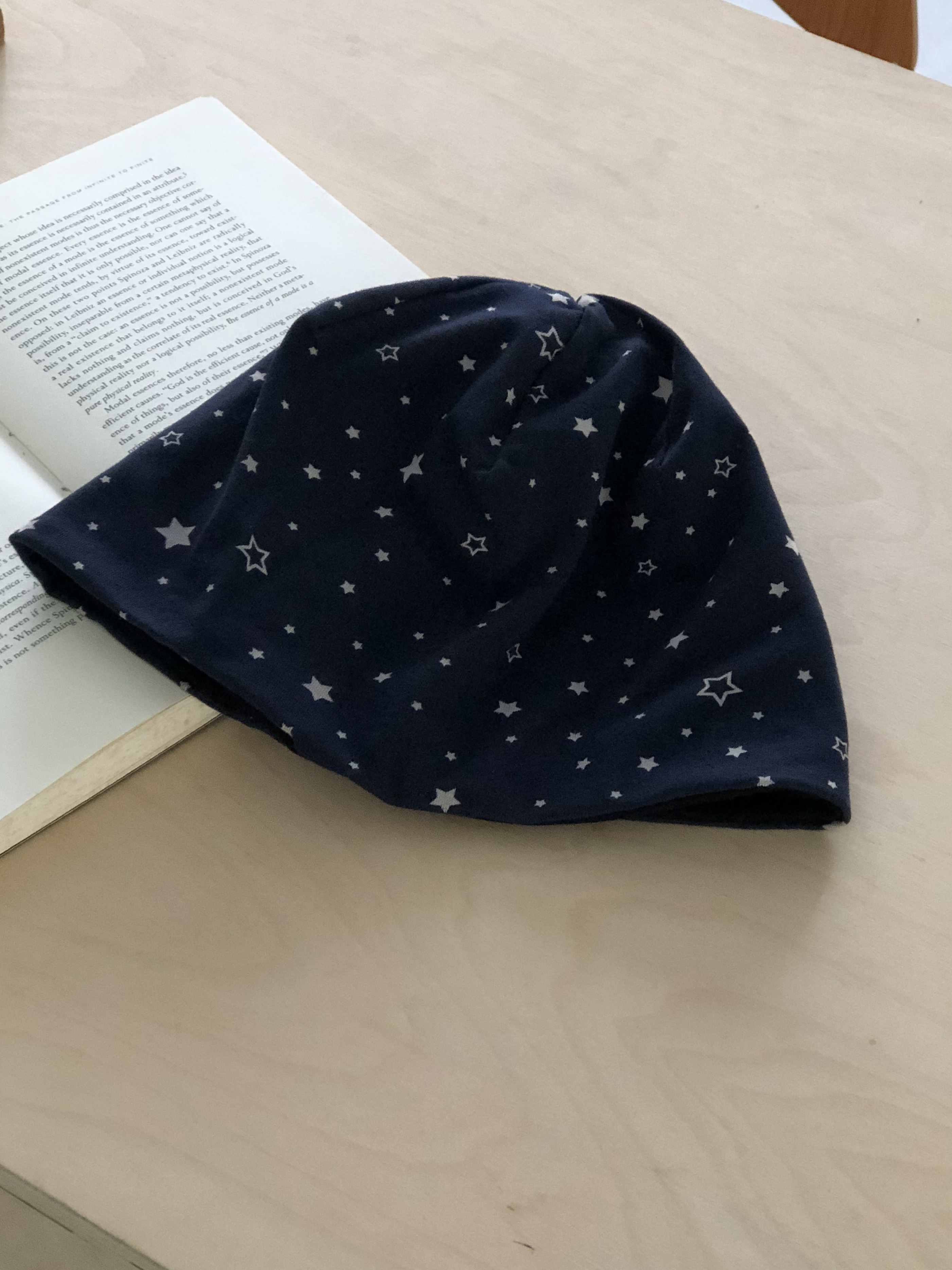 reversible star beanie