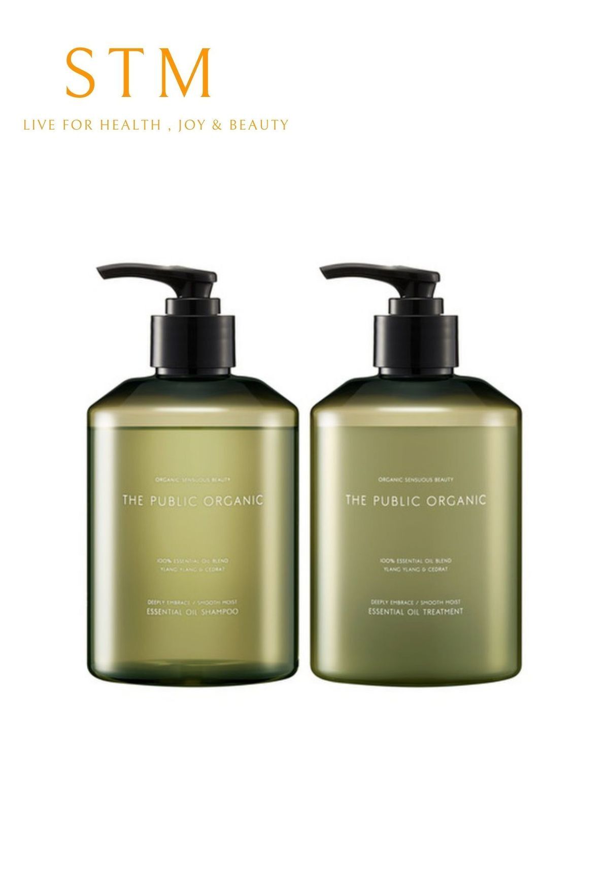 THE PUBLIC ORGANIC - 100% 天然精油調配 深層滋潤柔滑洗護系列-400ML/支