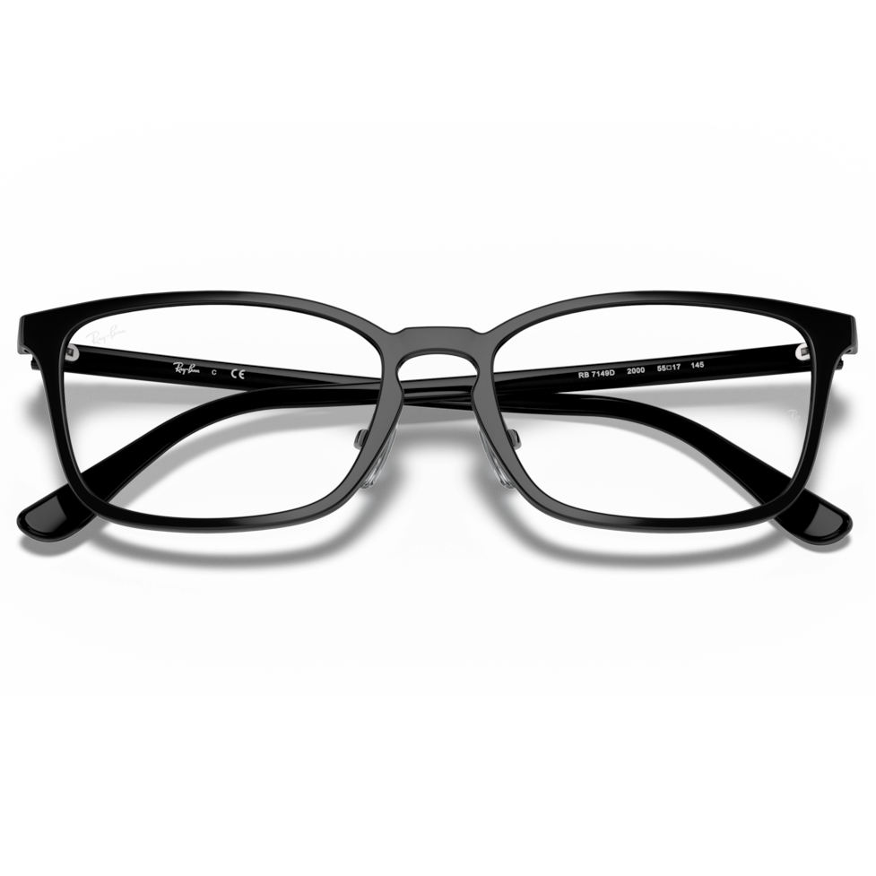 【RayBan】RB7149D 2000-55mm 經典百搭方框光學眼鏡♣