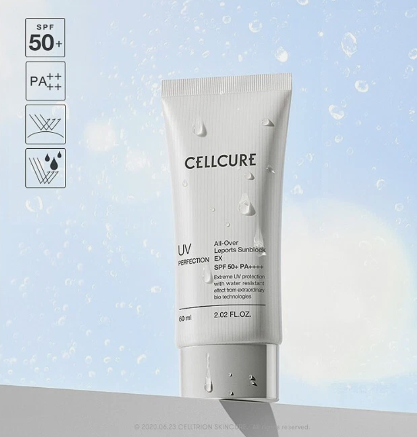 CR260503-E3 CELLCURE UV Perfection All-Over Leports Sun Block EX 60ml EXP:2027-11-29