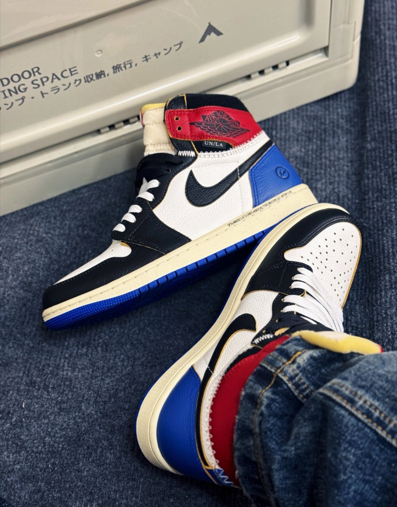 Fragment Design x Union LA x Air Jordan 1 High OG閃電聯名 io7847-002