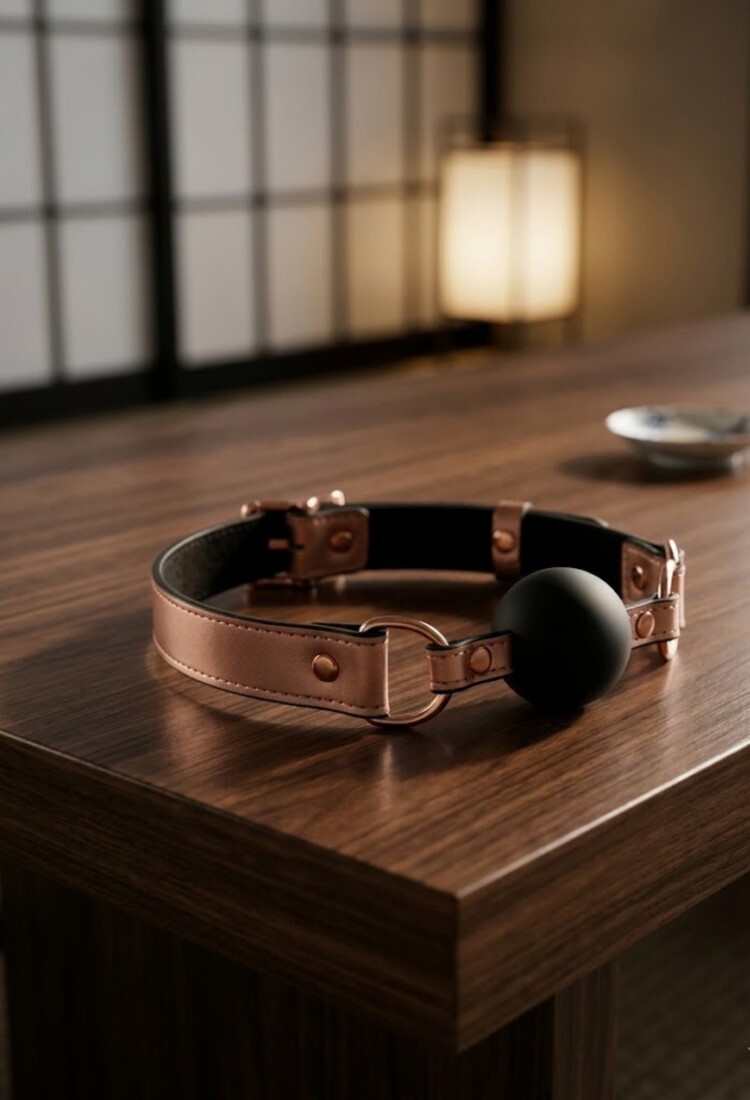 Liebe Seele= Rose Gold 玫瑰金粹 口枷 sm口塞 sm口球 日本sm道具