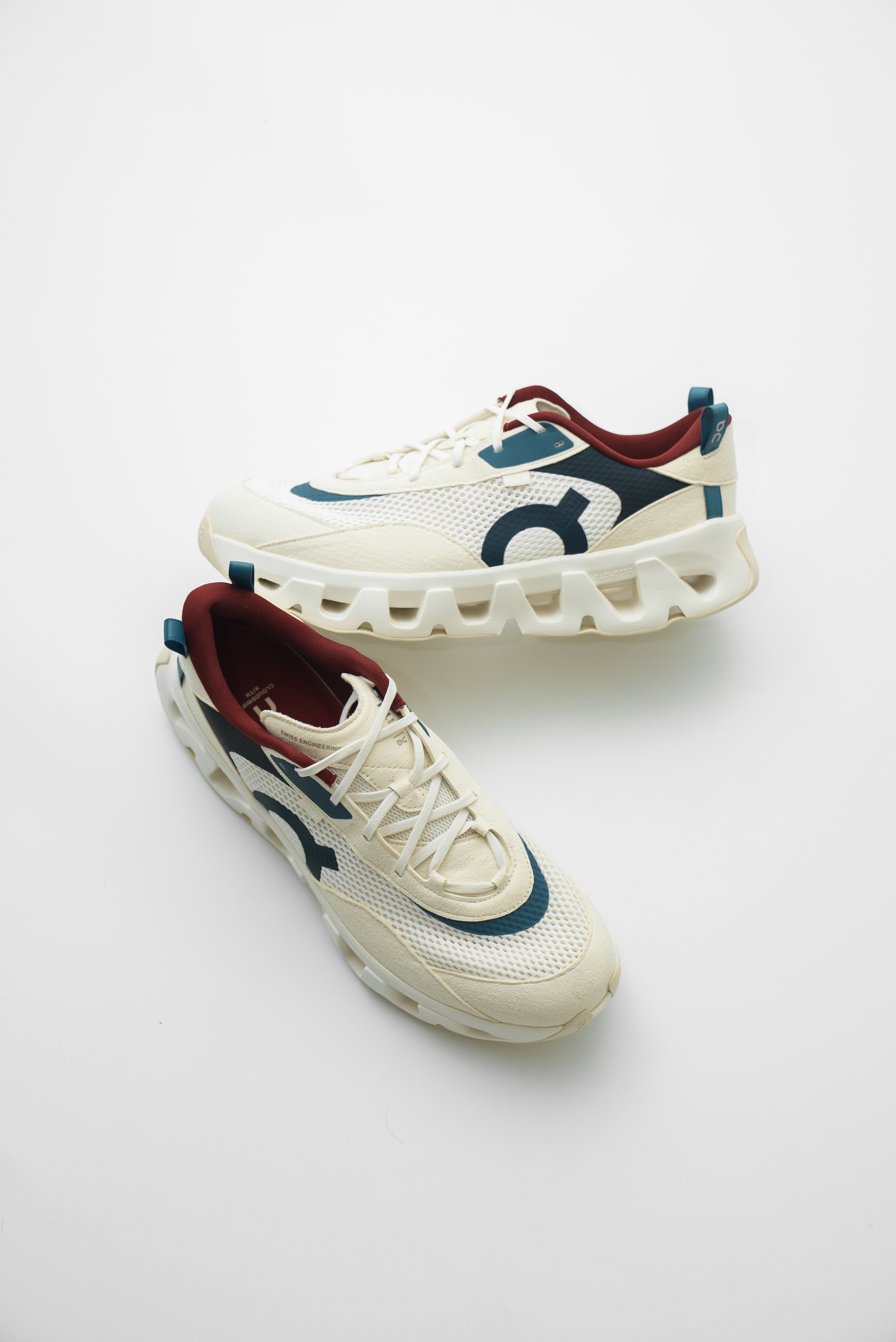 【Focus Store】預購 Kith x On K-Tech 2 "Real Teal" 米白 藍 聯名 昂跑 3MG10841200