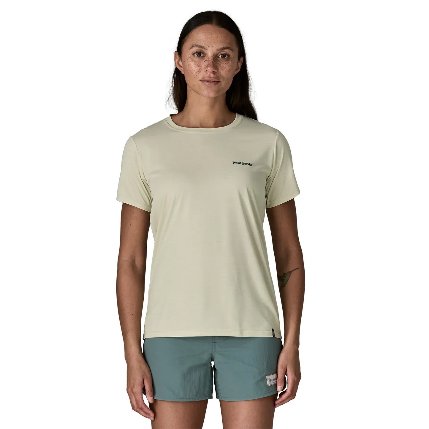 [Patagonia] 女款 Cap Cool Daily Shirt - Boardshort Logo 防曬快乾短袖 SS26 (PT45489)