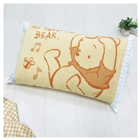 JP Pooh 造型毛巾料枕頭套 32x52 5609