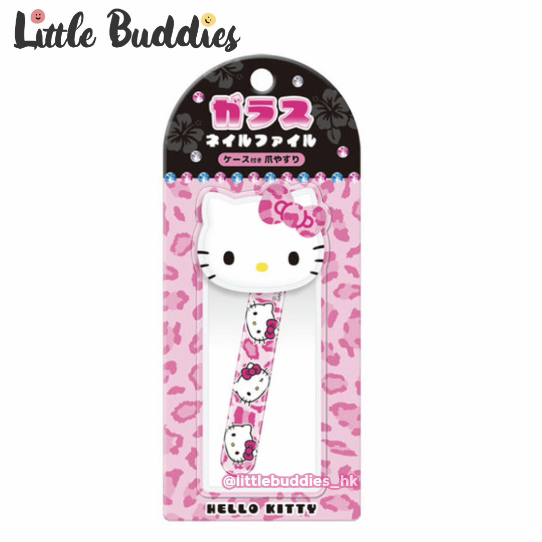 日本 Sanrio  玻璃指甲銼連收納袋