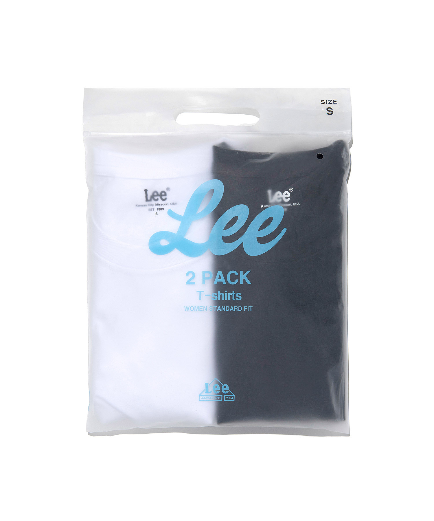 韓國｜LEE Women Small Logo 2-Pack T-Shirt 兩件裝！(2 Colours)