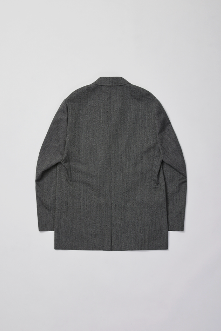 ULTERIOR WOOL WASHI HERRINGBONE DB JKT