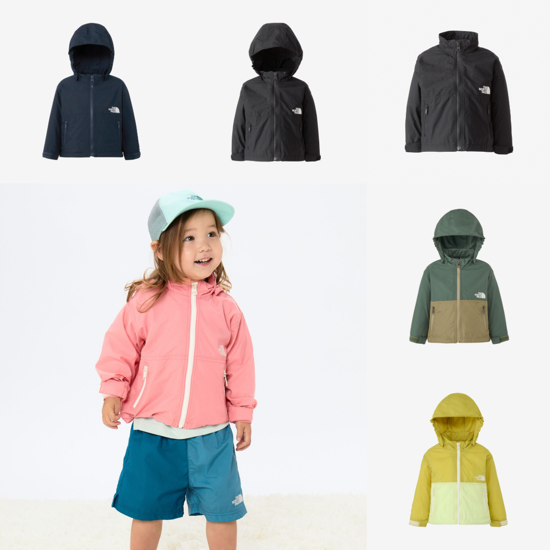 預購┃日本 THE NORTH FACE BABY COMPACT JACKET 嬰兒款 防風 防潑水 連帽外套