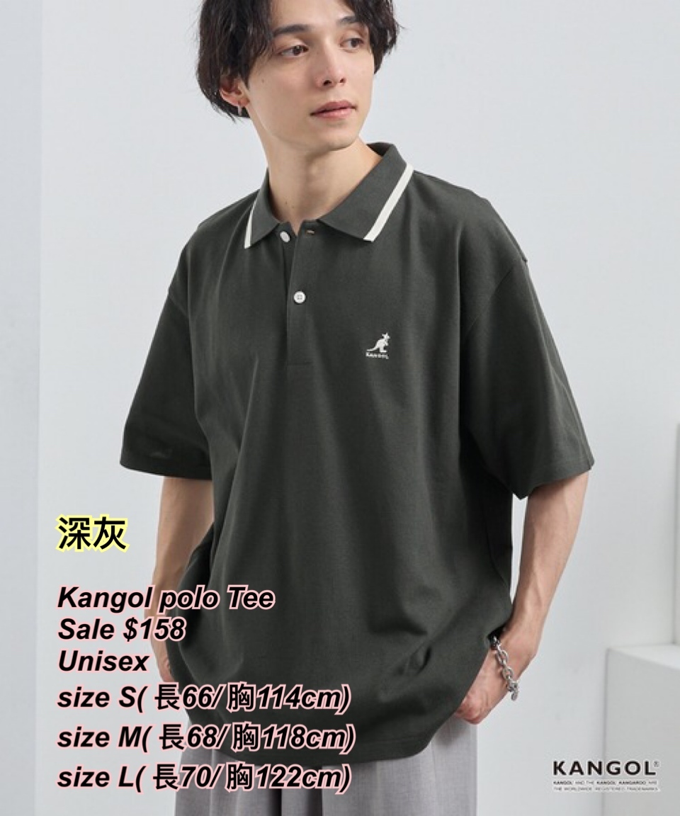 260502 限時優惠 Kangol polo Tee / 多色