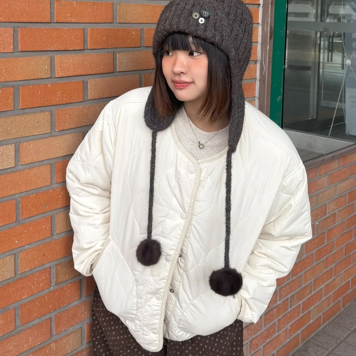 6折優惠！雙面可穿！WHO.A.U Steve Reversible Quilting Jacket 🐻 (2 Colours)