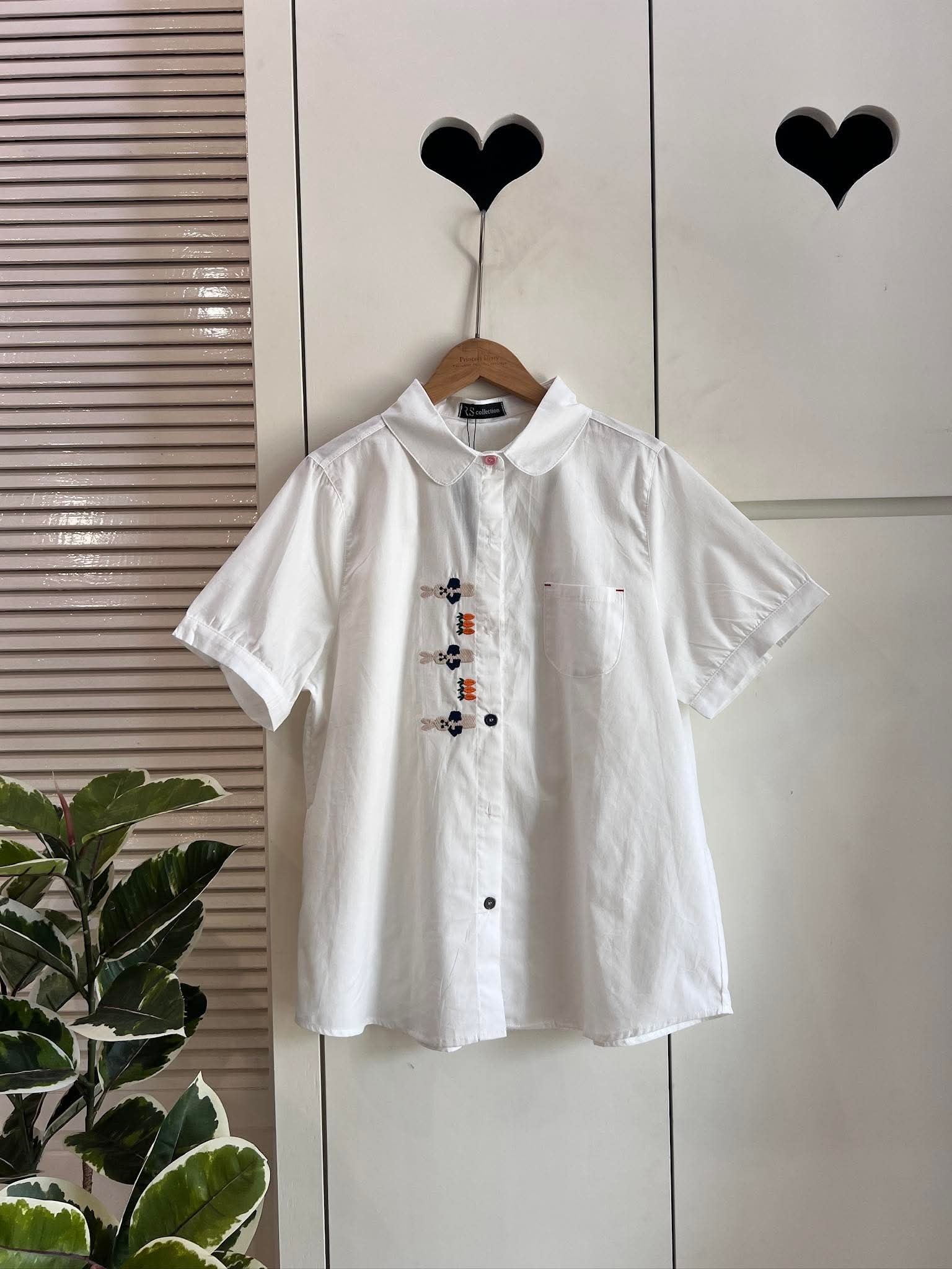 B4305 RM79 ▶️小兔子襯衫 👉B:108cm L:66cm