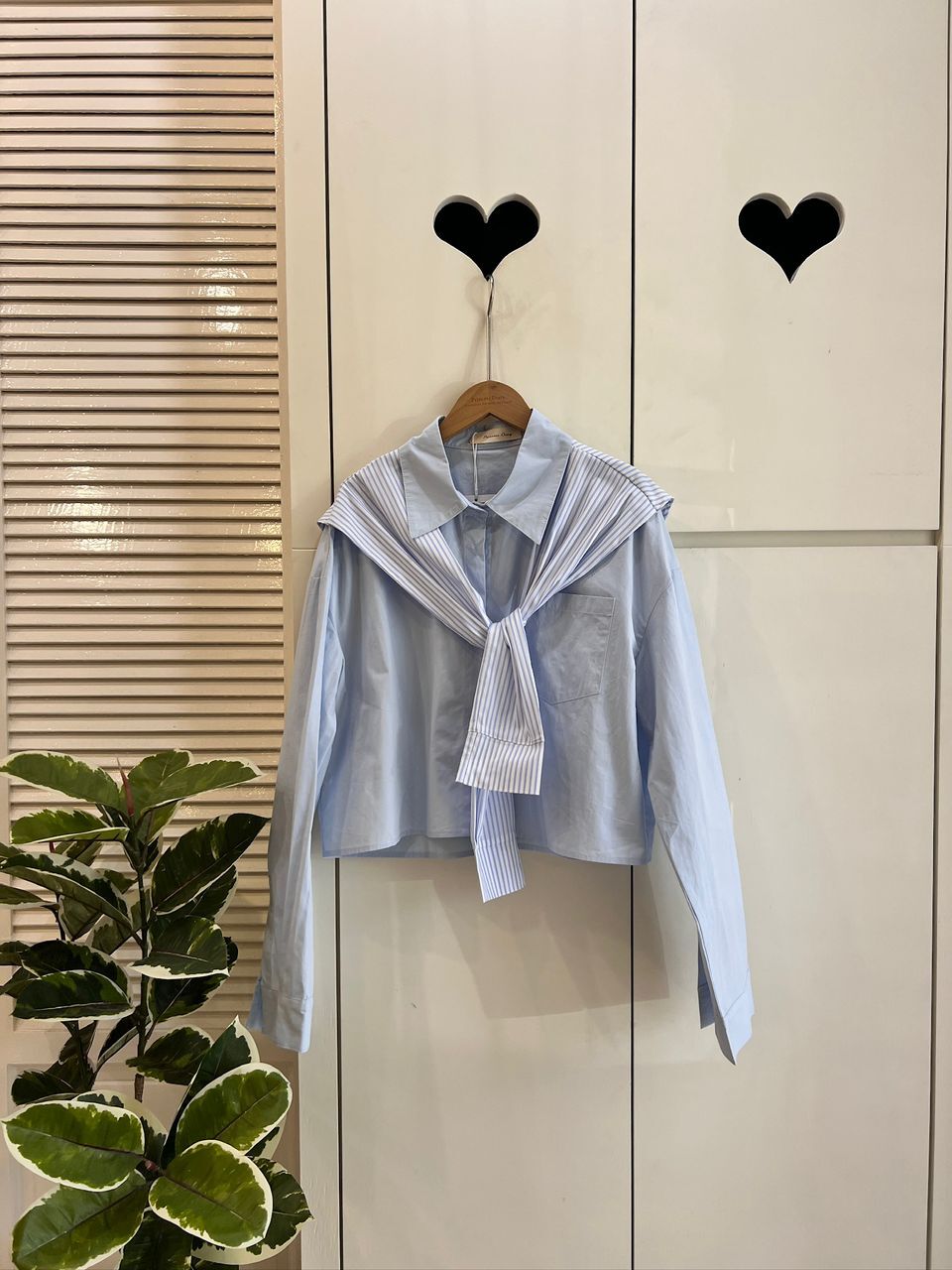 B4302 RM109 ▶️素面襯衫 👉B:112cm L:50cm