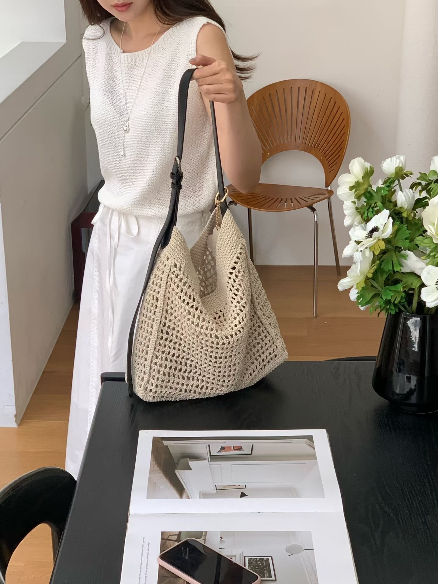 代購價! 編織tote bag